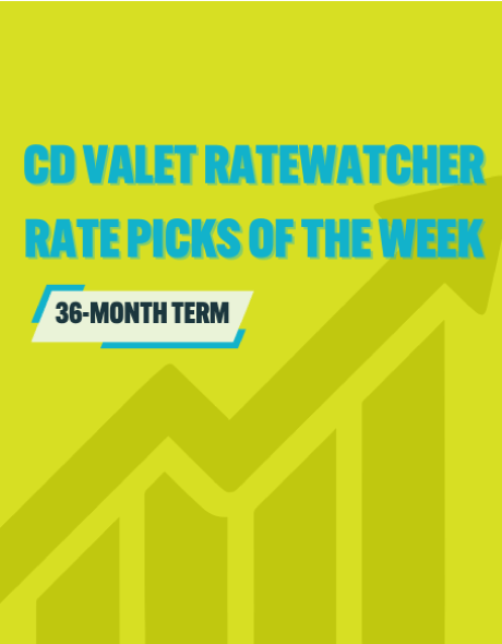 CD Valet Ratewatcher Top 36-Month Rate Picks of the Week