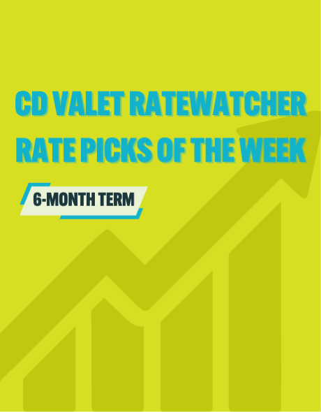 CD Valet Ratewatcher Top 6-Month Rate Picks of the Week